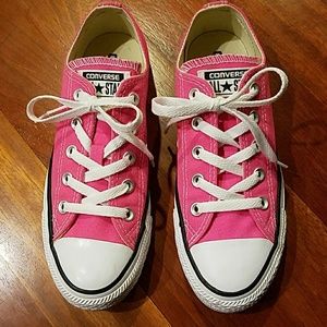 Pink Converse sneakers
